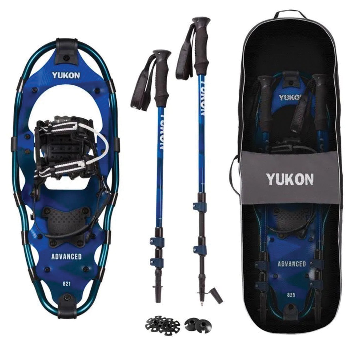 Yukon Charlie's Advanced Snowshoe Kit 8 X 21 - Conquer the Winter Wonderland!