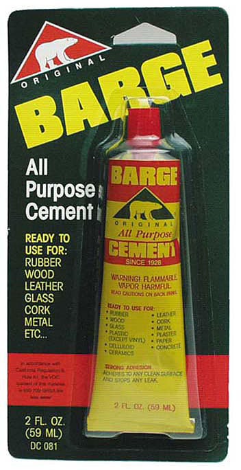 Barge Cement Toluene-Free Adhesive - 2 oz Tube