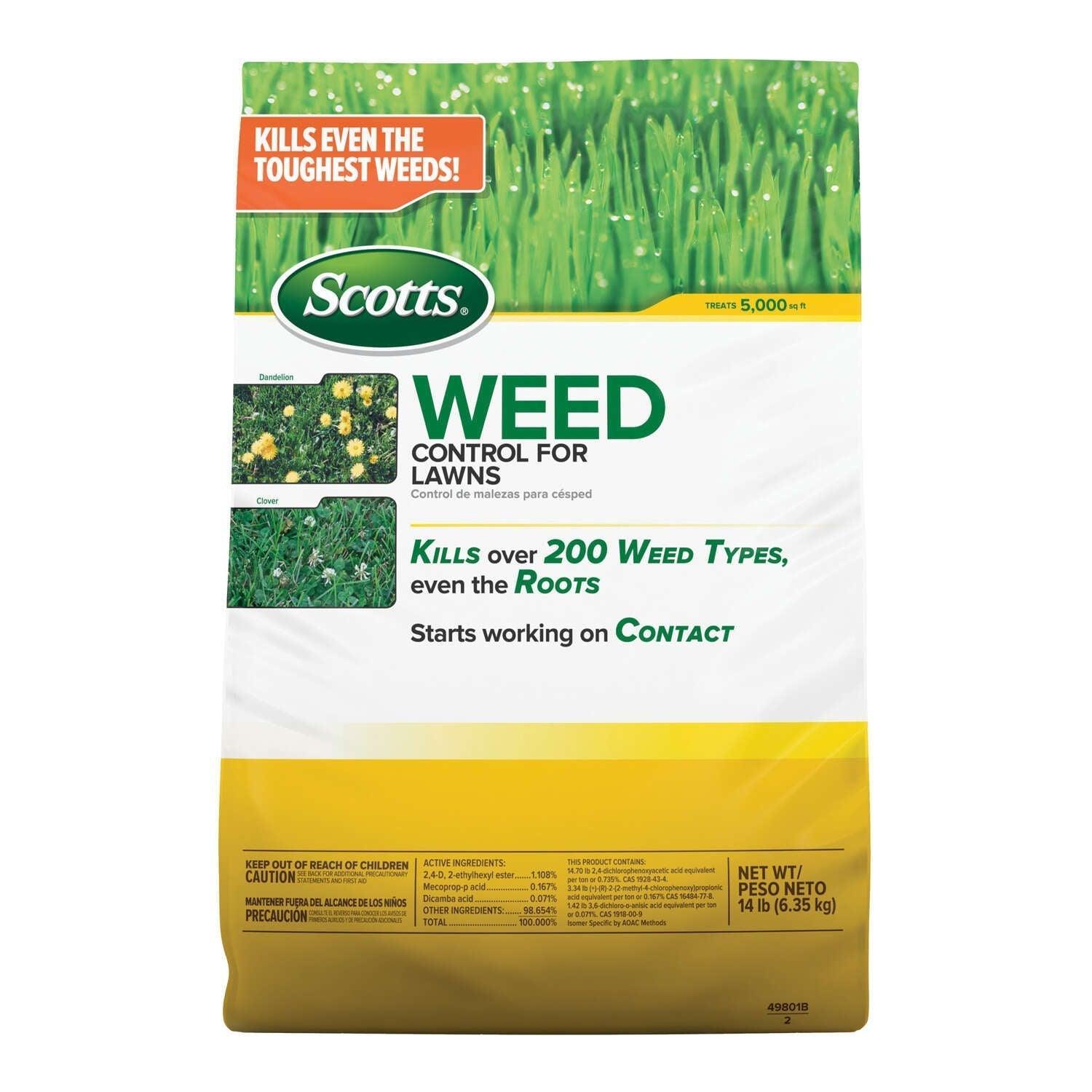 Scotts Weed Control Granules 14 lb