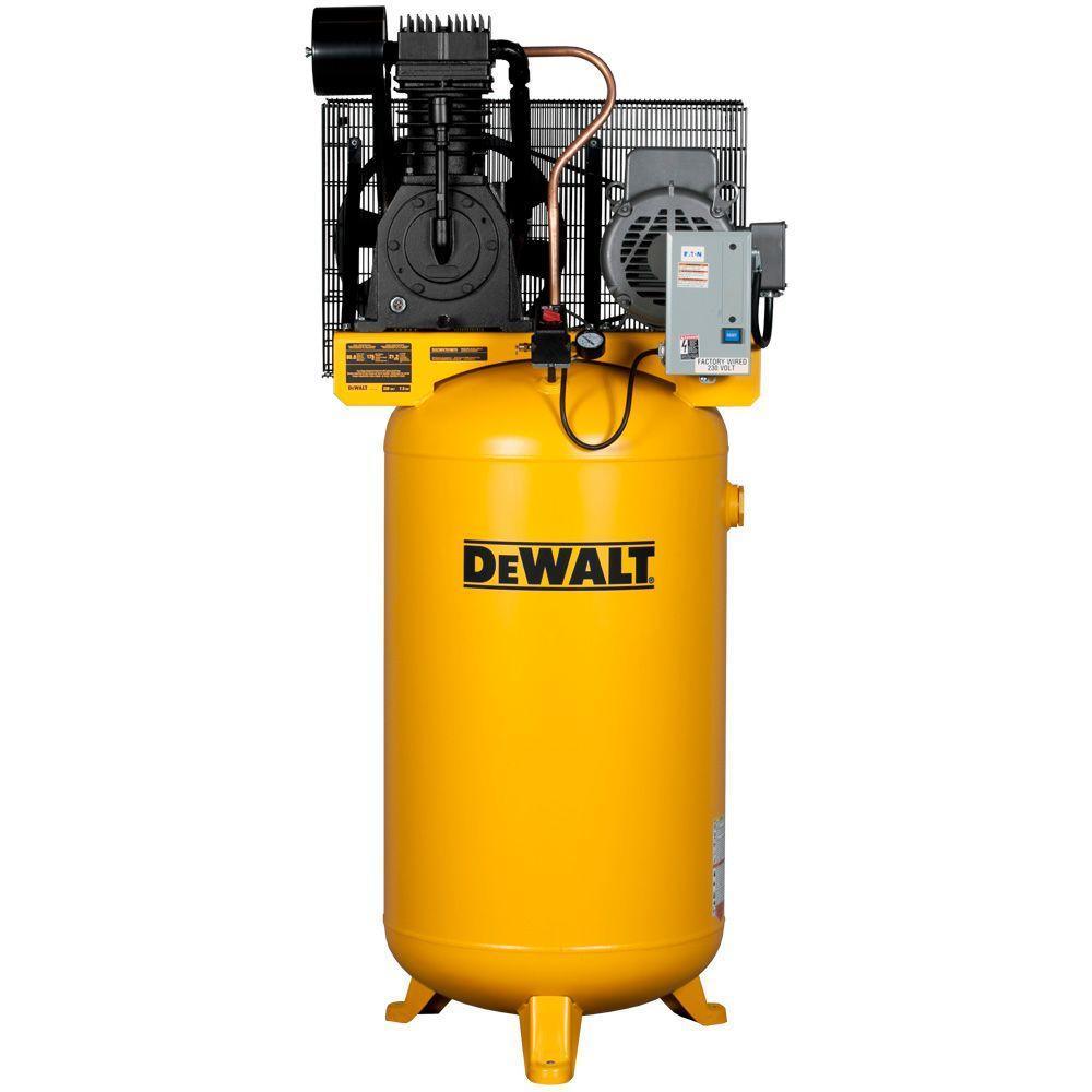 80 Gal. 7.5-HP 175 PSI 2-Stage Stationary Electric Air Compressor
