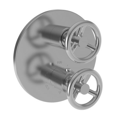 Newport Brass 3-2923TR Slater 1/2" Round Thermostatic Trim Plate With Handle
