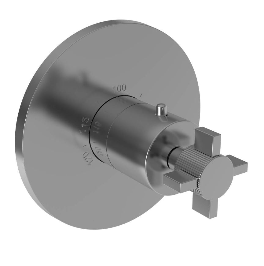 Newport Brass 3-3244TR Pardees 3/4" Round Thermostatic Trim Plate With Handle