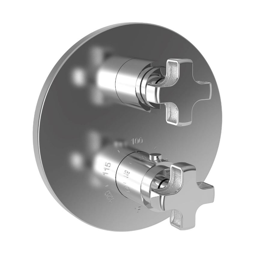 Newport Brass 3-3283TR Griffey 1/2" Round Thermostatic Trim Plate With Handle