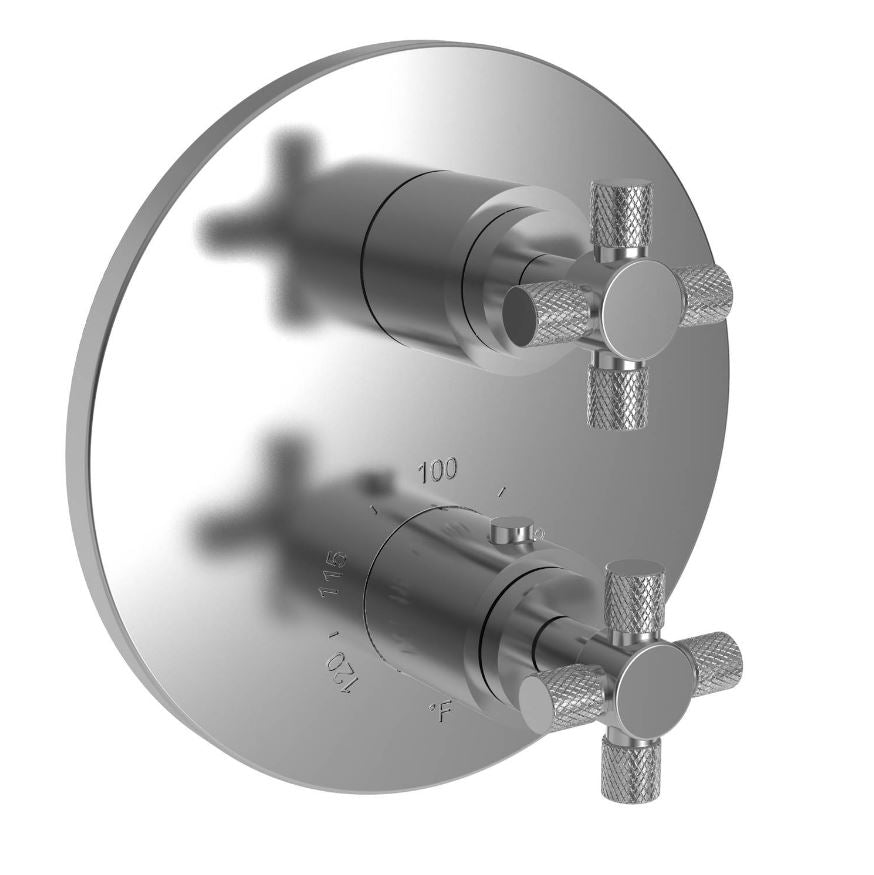 Newport Brass 3-3303TR Muncy 1/2" Round Thermostatic Trim Plate With Handle