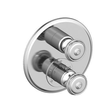 Newport Brass 3-803TR Annabella 1/2" Round Thermostatic Trim Plate With Handle