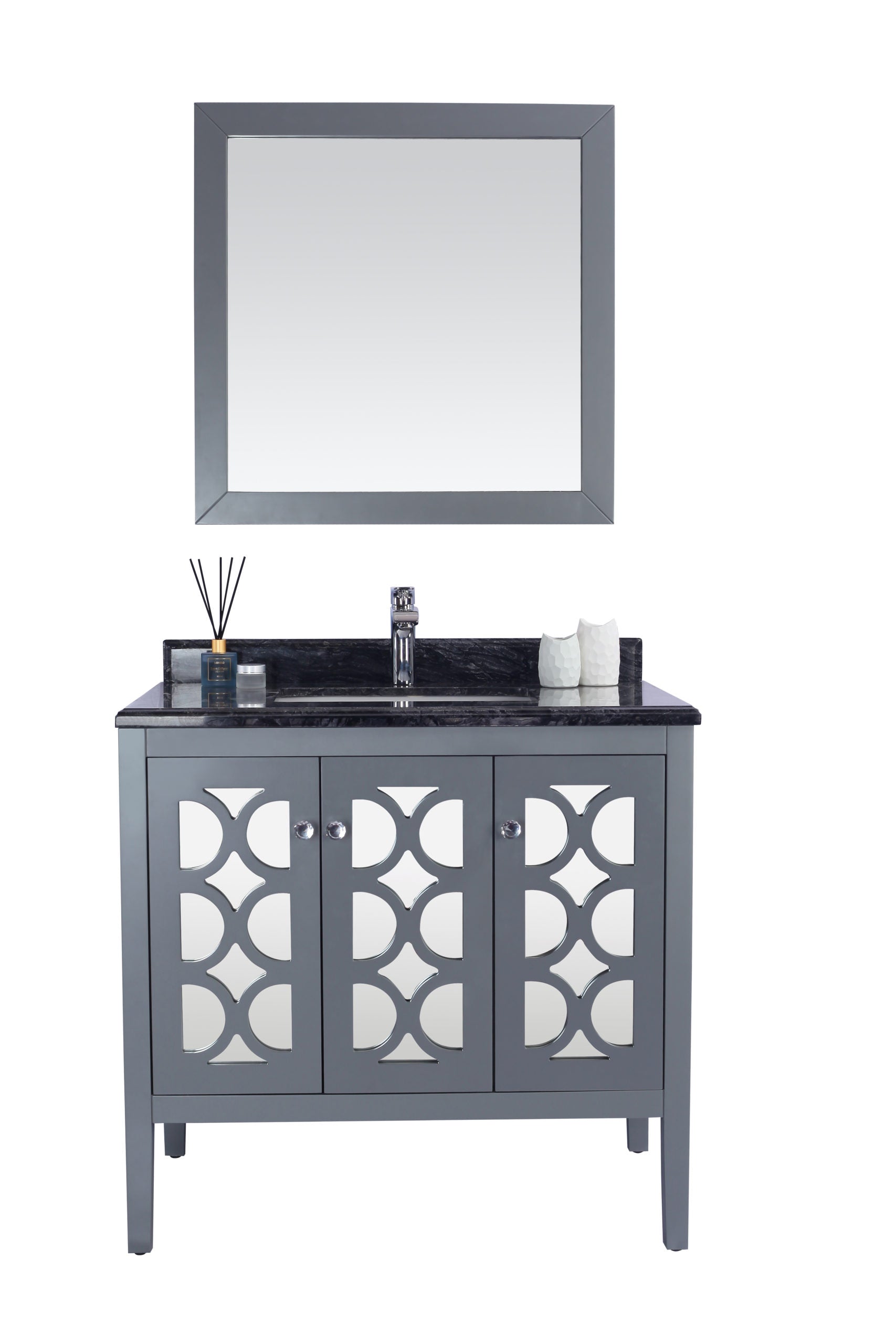 Laviva 313MKSH-36G Mediterraneo 36" Bathroom Vanity with Countertop