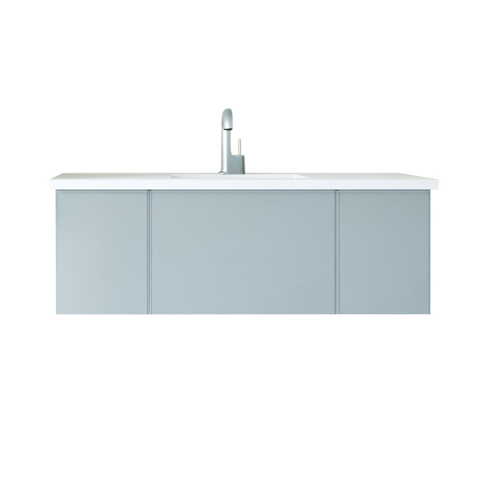 Laviva 313VTR-48FG Vitri 48" Bathroom Vanity with VIVA Stone Solid Surface Countertop