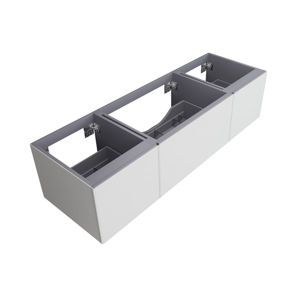 Laviva 313VTR-66 Vitri 66" Single Sink Wall Hung Bathroom Vanity Cabinet