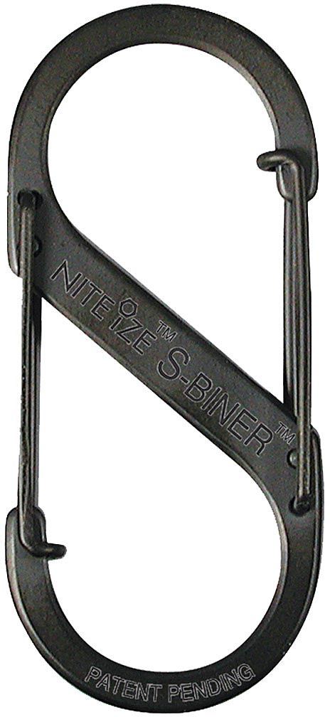 Nite Ize S-biner #2 Black Accessory Carabiners - Secure Your Gear with Ease!