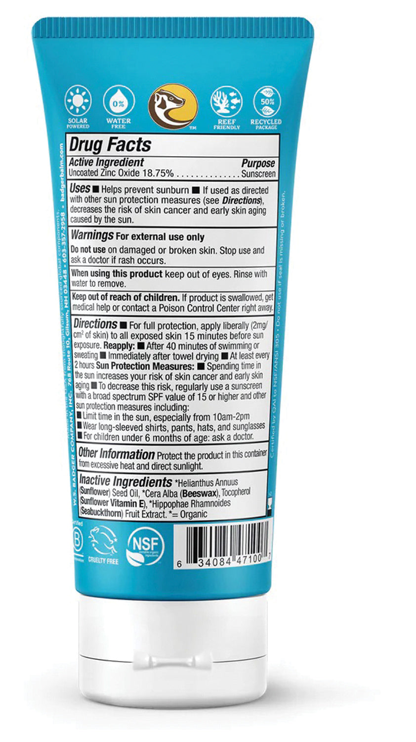 Badger Clear Zinc Sunscreen SPF 30 - Ultimate Sun Protection for Your Skin