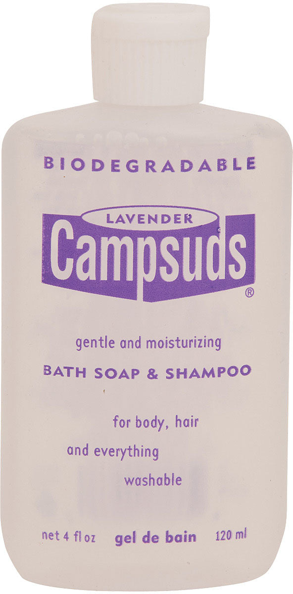 Camp Suds Lavender Bath Soap & Shampoo Combo - 4 oz Travel Size