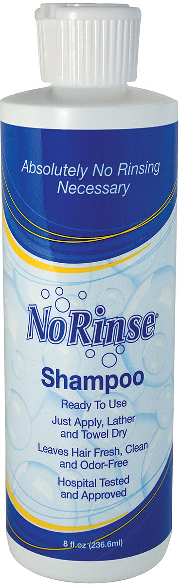 Convenient No-Rinse Shampoo 8 Oz - Soap & Shampoo Combo