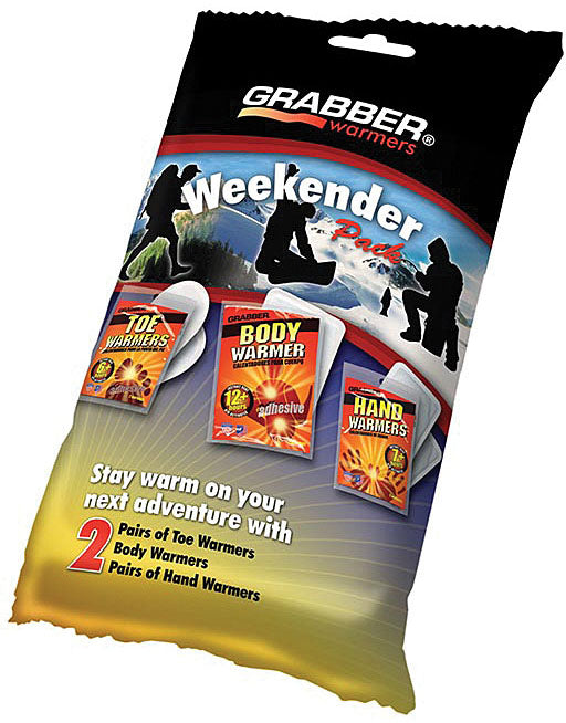 Stay Cozy on the Go with Grabber Warmers Weekender Multi-Pack for Hands & Feet