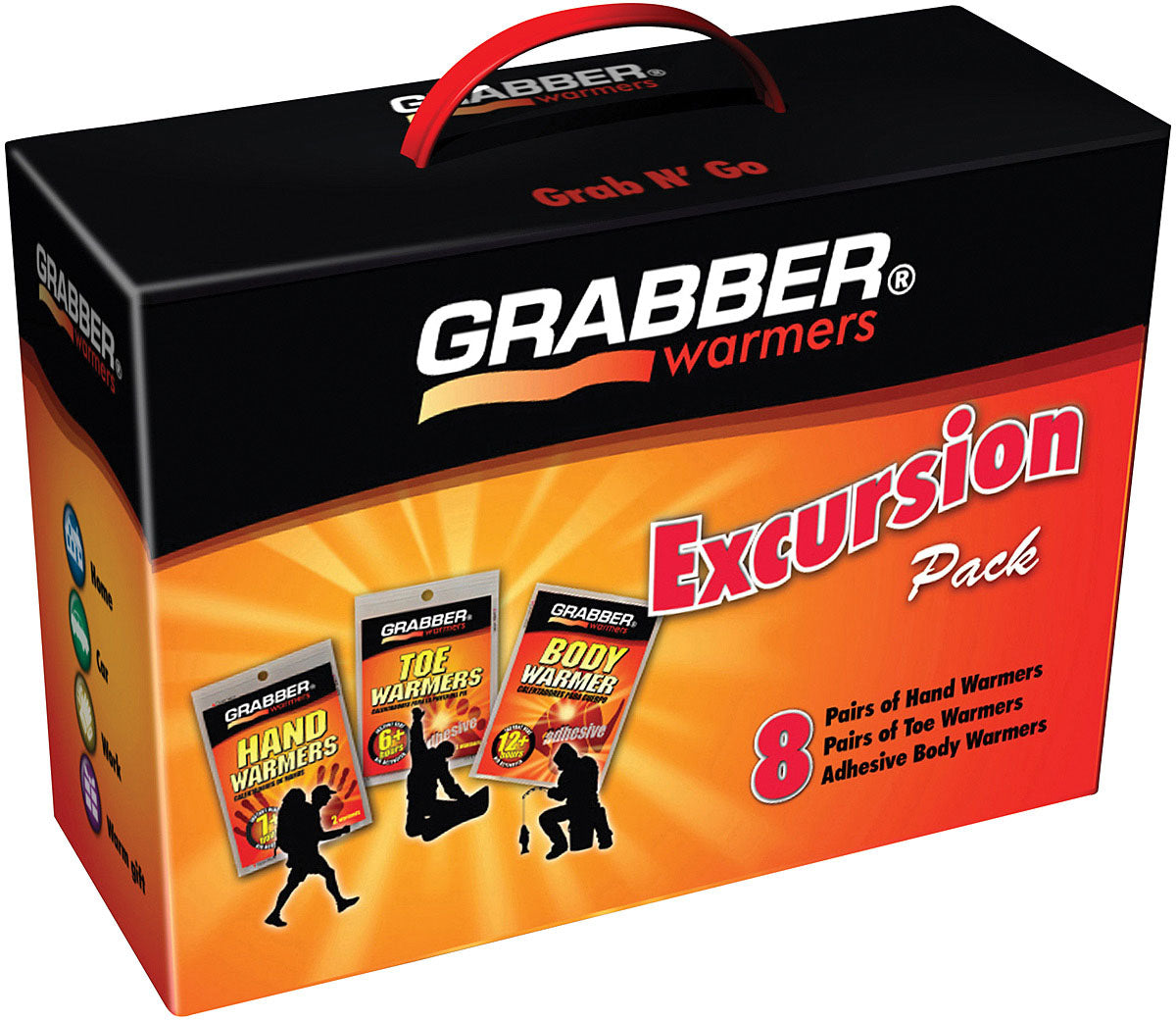 Stay Warm on Your Adventures with Grabber Excursion Multi Pack Hand & Foot Warmers