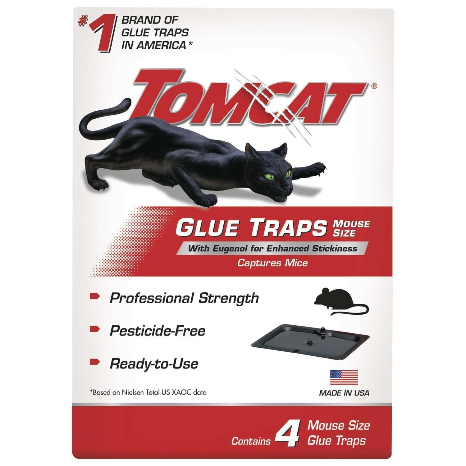 Tomcat Glue Trap For Mice 4 pk