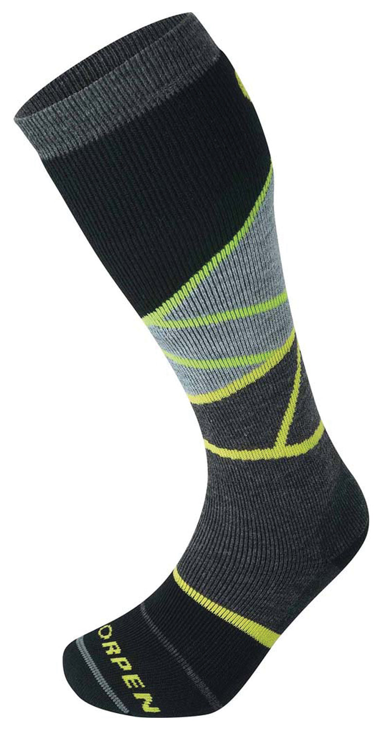 Lorpen T2 Ski Mid Eco Black Men's Medium Socks