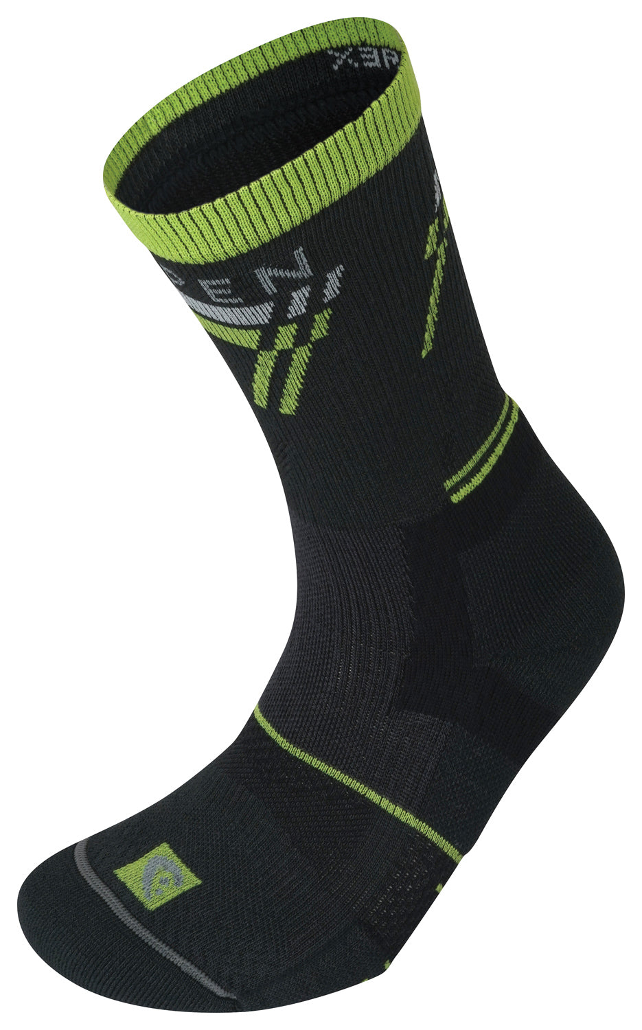 Lorpen Women's Medium Running Padded Socks - Ant/Grn