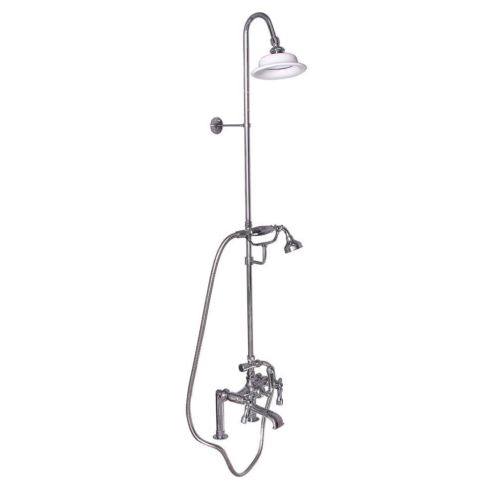 Barclay 4064-ML Elephant Spout Riser Shower HeadHand Shower Metal Lever Holders