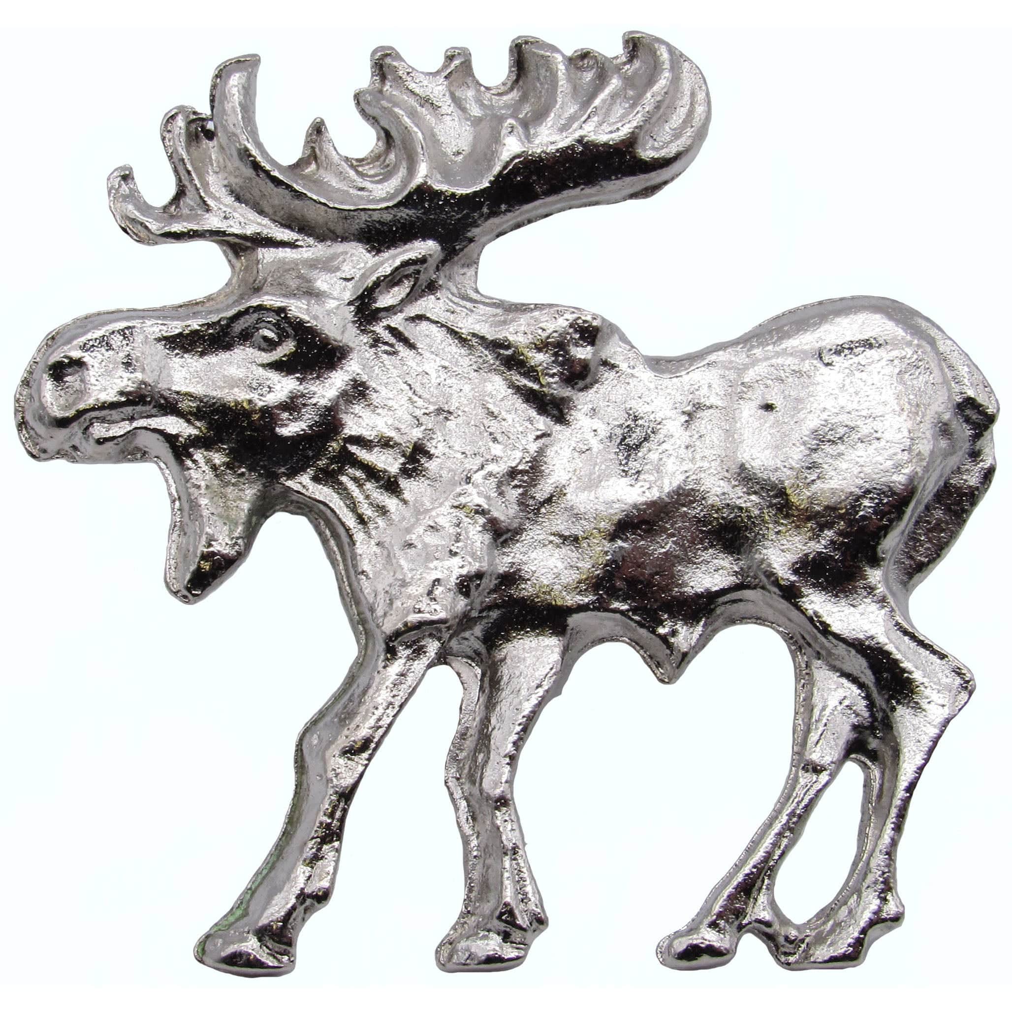 Walking Moose Pull, Left, Nickel Model 002N