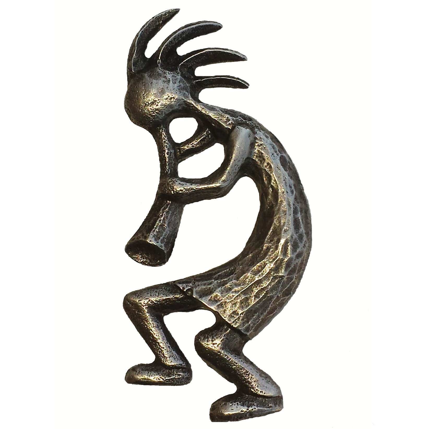 Kokopelli Pull Left Facing, Pewter, Model 265P