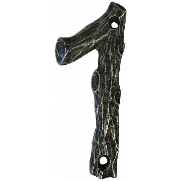 LHN1-P Log House Number 1, Pewter, 1 piece