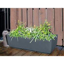 Urban Planter, 36" x 15", Graphite - Image 2