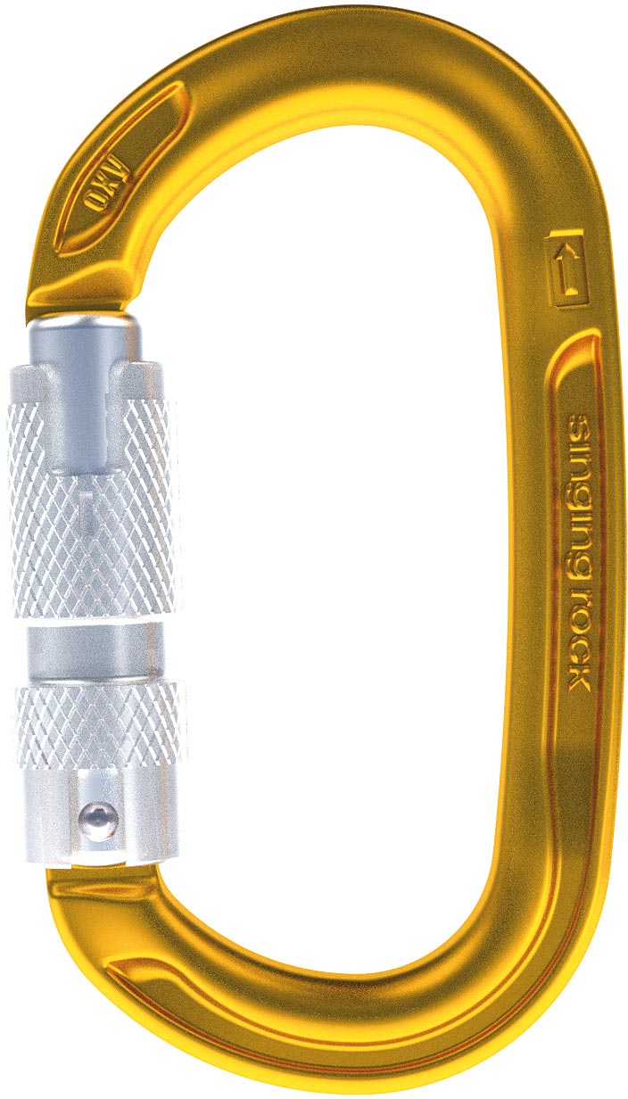 Singing Rock Oxy Carabiner - Lightweight and Durable Gold Alpinist's Choice