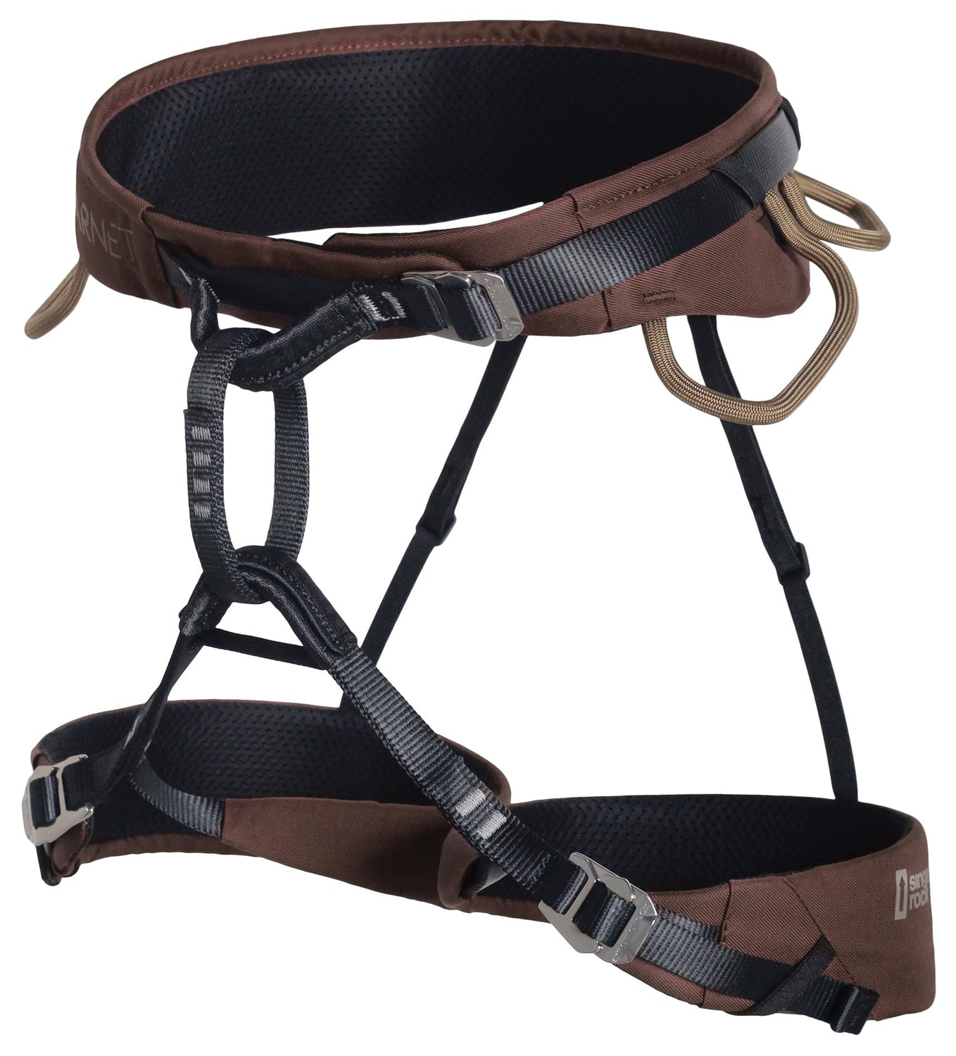 Singing Rock Garnet XL Climbing Harness - Brown