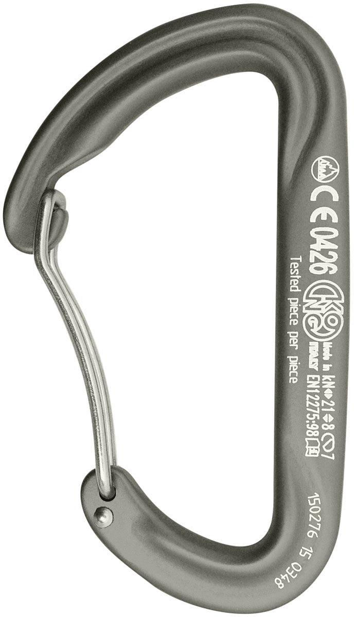 Kong Kong Argon Wire Anodized Carabiners - Set of 2