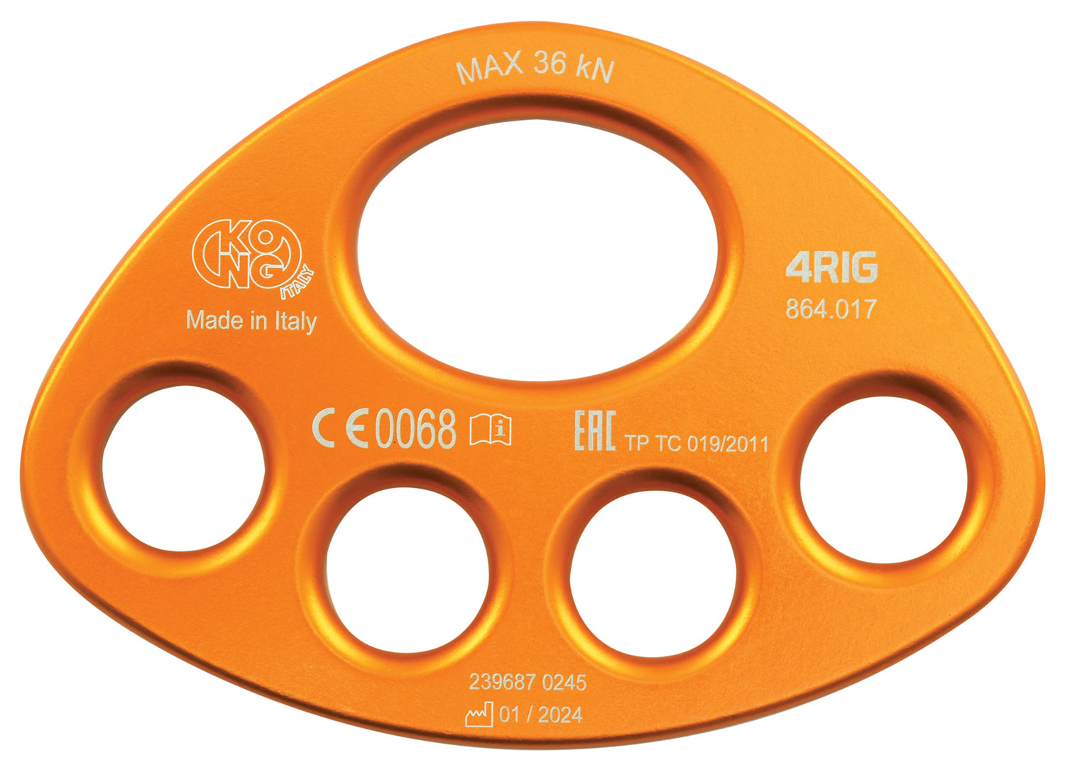 Kong Kong 4rig Aluminum Anchor Plate - Secure Your Climbing Gear with Confidence