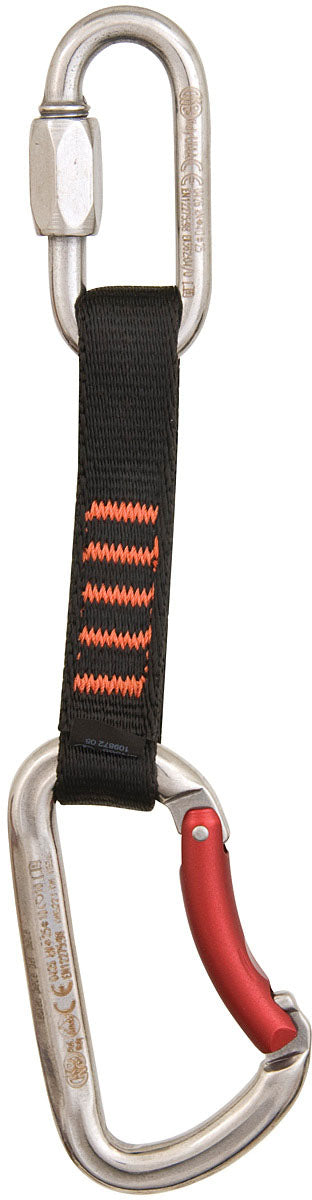 Kong Stainless Steel Gym Quickdraw Express - 12cm Sling