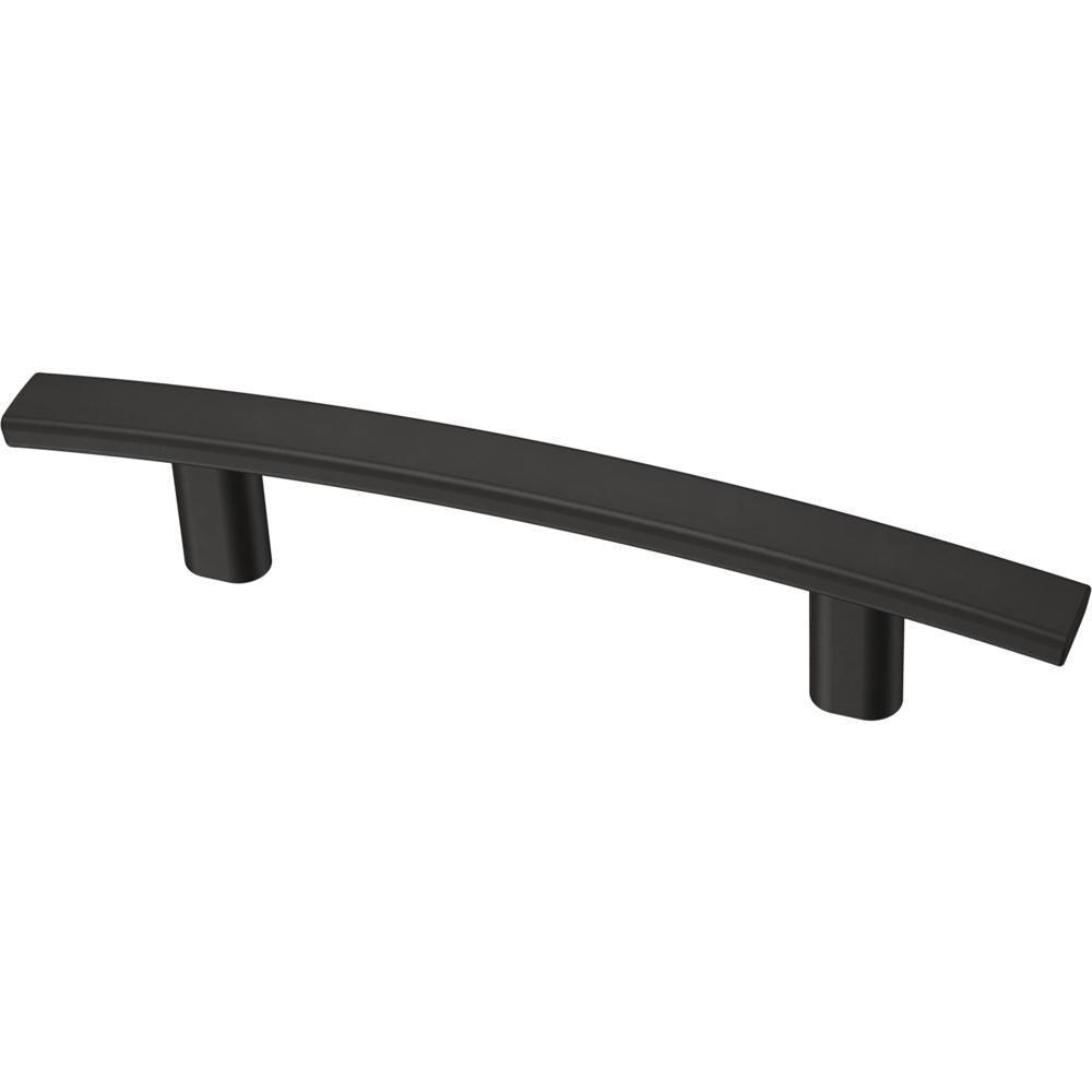 Essentials 3 in. (76mm) Center-to-Center Classic Arch Matte Black Drawer Pull (24-Pack)