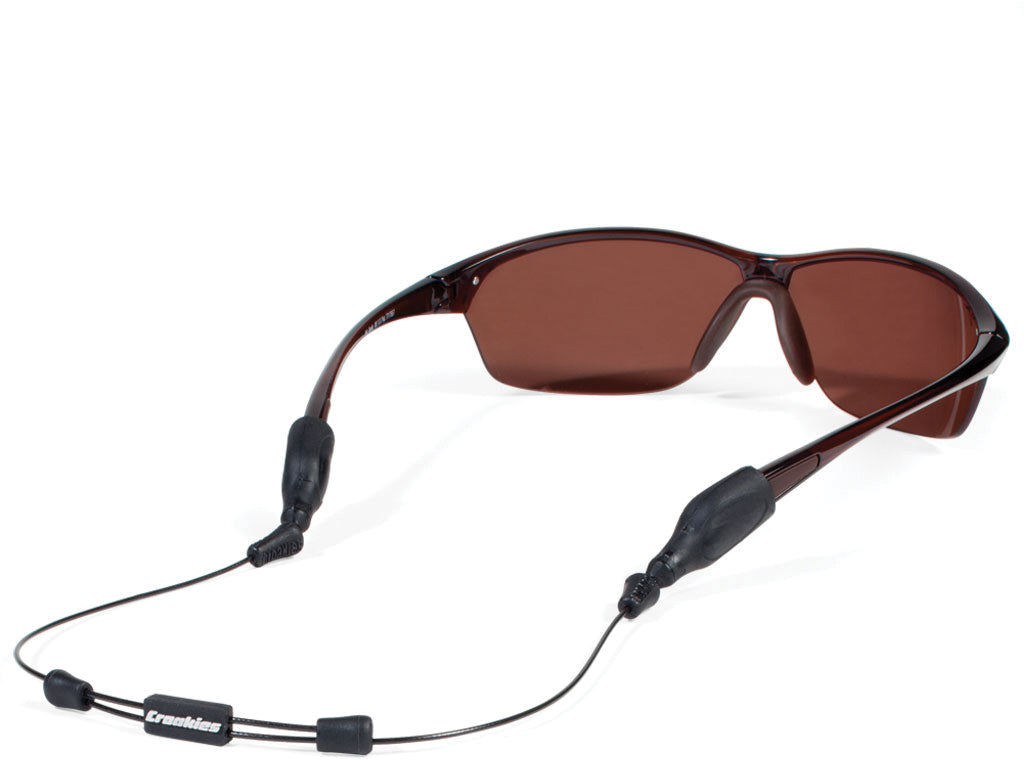 Keep Your Eyewear Secure with Croakies Arc Endless Black 16" S/M M/L Accessories