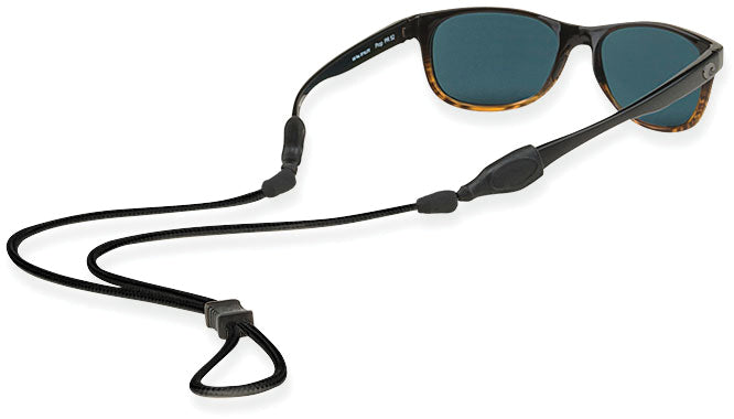 Croakies System Combo XL/XXL Black Terra Eyewear Retainers - Sizes S/M and M/L