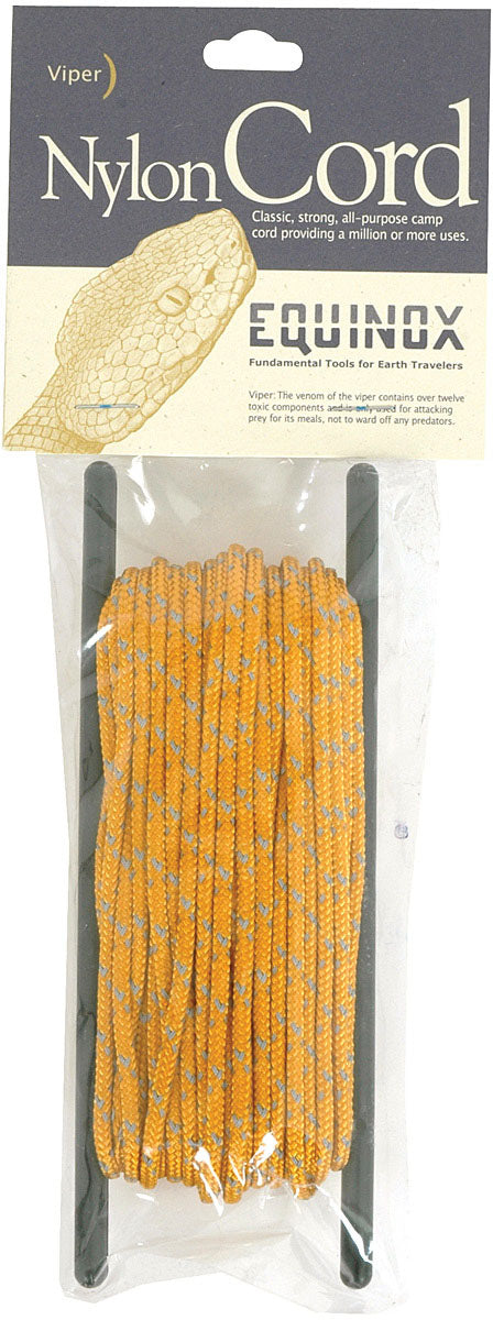 Equinox 3m Reflective Nylon Cord - Pack of 50' Cords for High Visibility and Durability