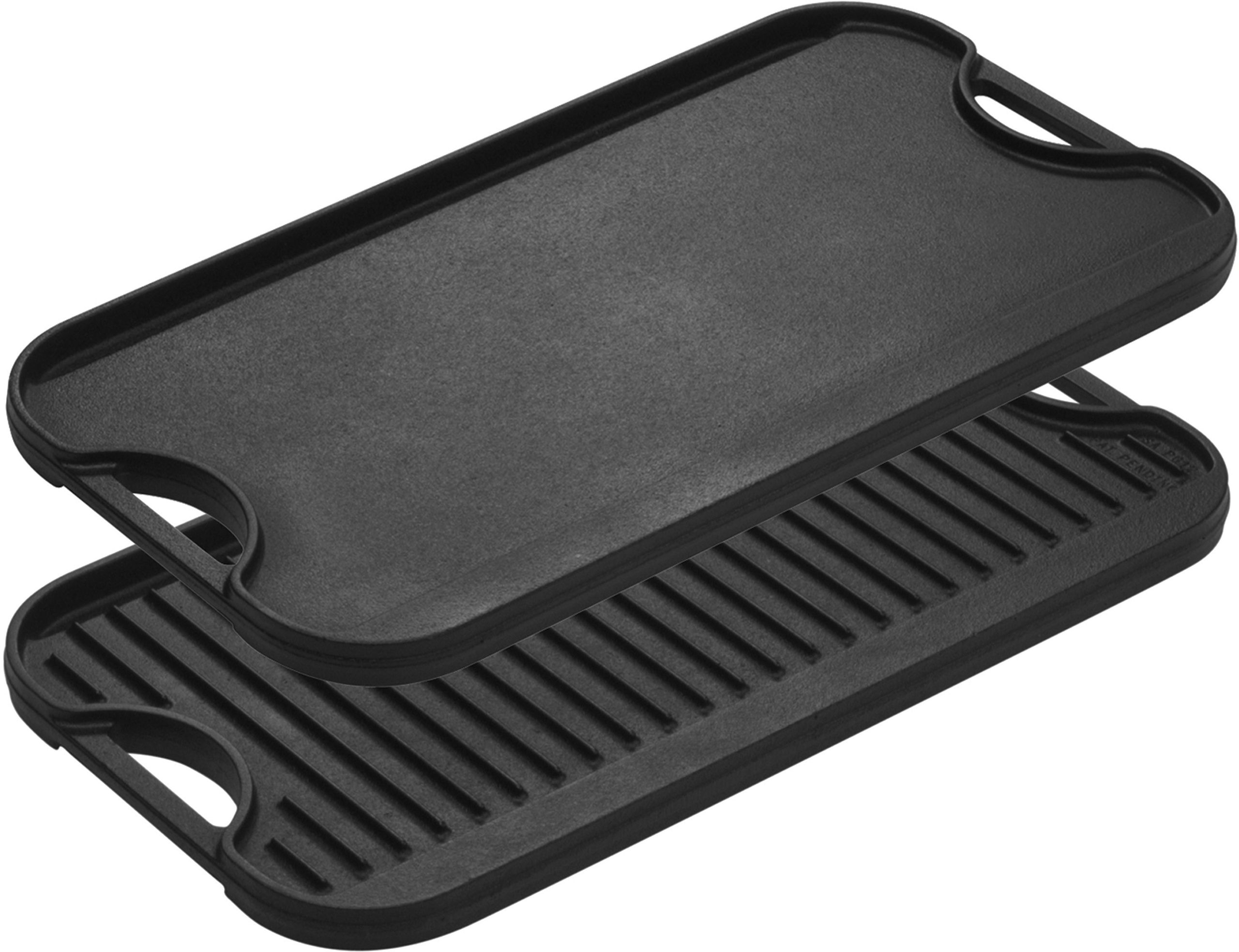 Lodge Pro-Grid Iron Reversible Grill/Griddle - 10.44" Cast Iron Reversible Griddle