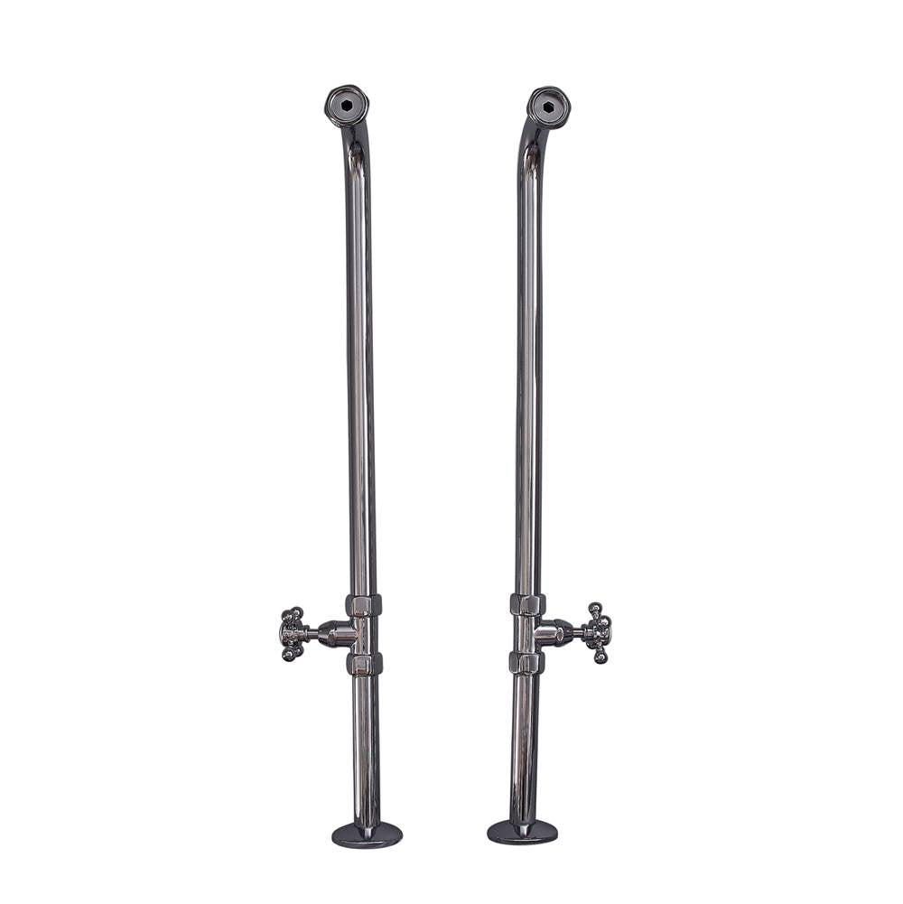 Barclay 4502MC-31 31-1/2 Free Standing Tubs up With Tops Cross Handles