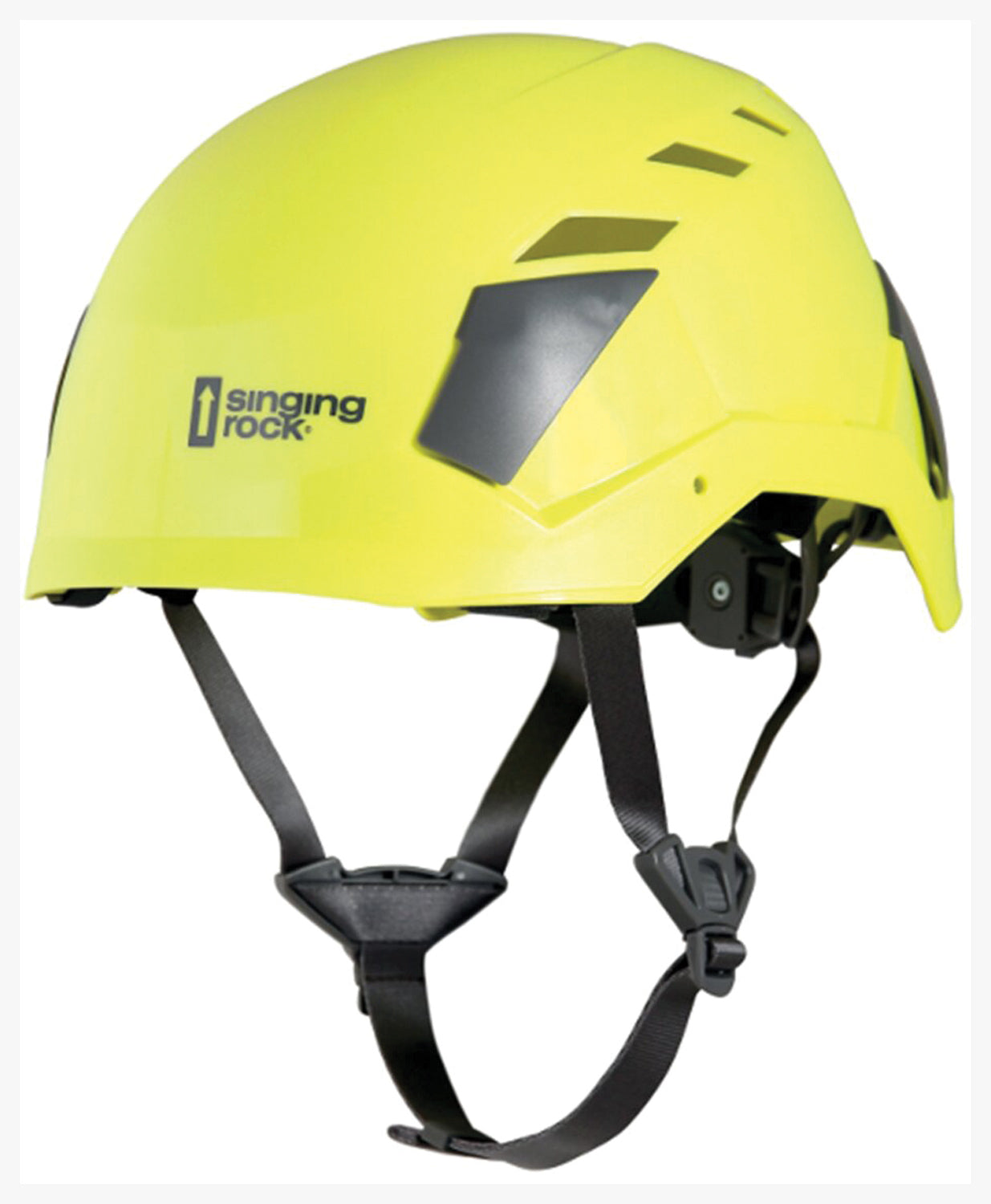 Road Bike Helmet Singing Rock Flash Aero in Vibrant Yellow - Stay Safe and Stylish!