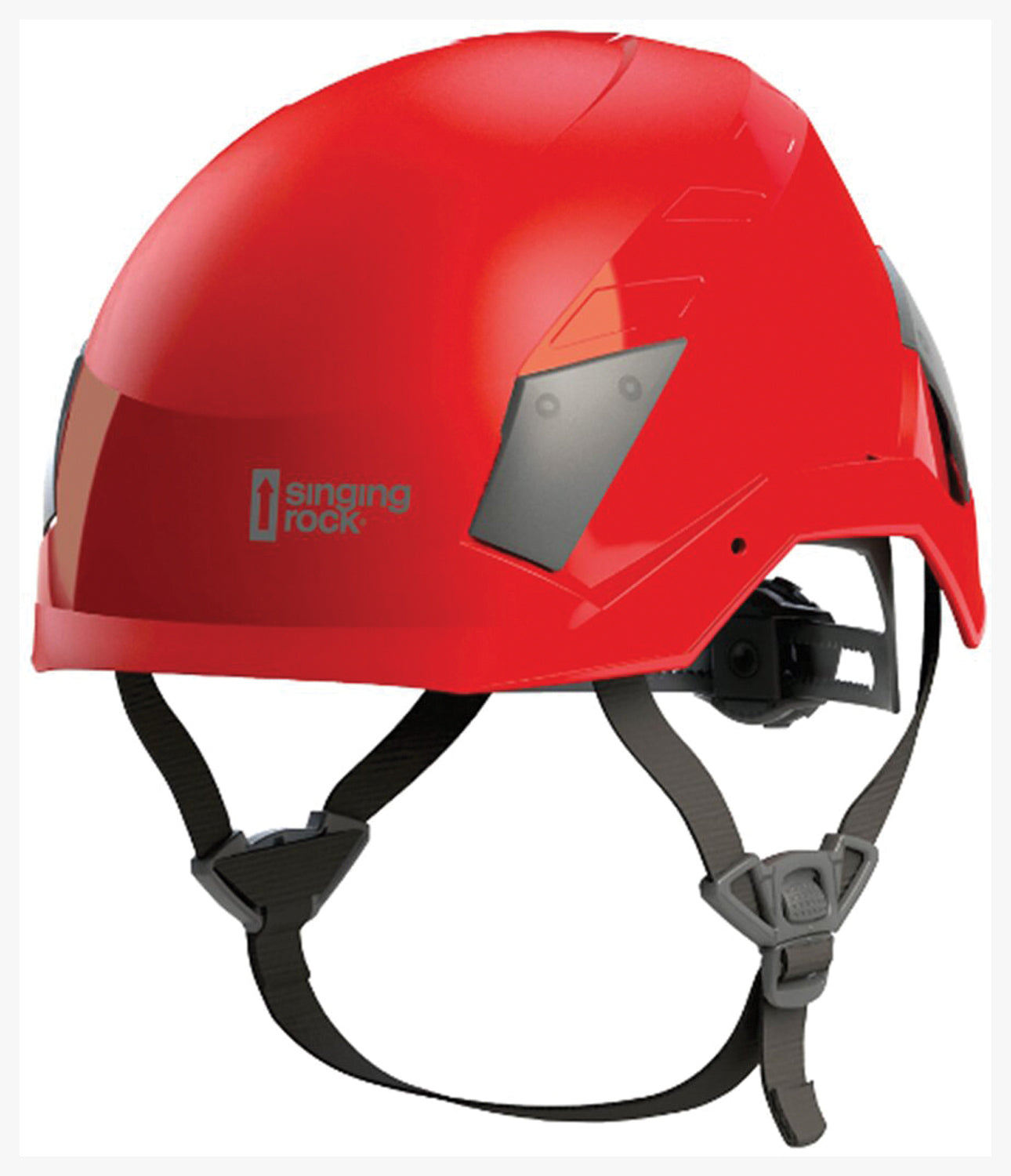 Singing Rock Flash Access Helmet in Vibrant Red - Stay Safe and Stylish!