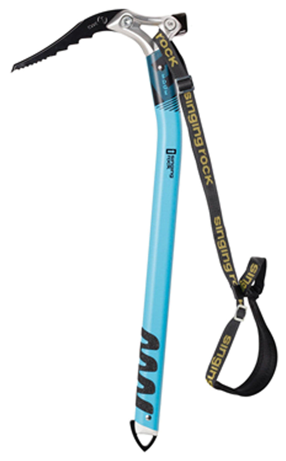 Singing Rock Edge Ice Axe with Hammer in Blue - Premium Quality for Climbing and Mountaineering