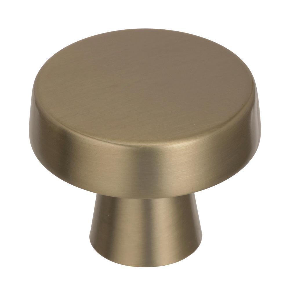 Blackrock 1-5/8 in. Dia (44 mm) Golden Champagne Cabinet Knob