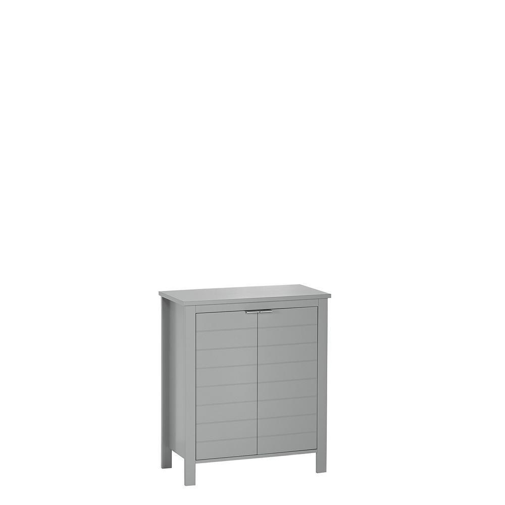 Madison 23.63 in. W 2-Door Floor Cabinet in Gray