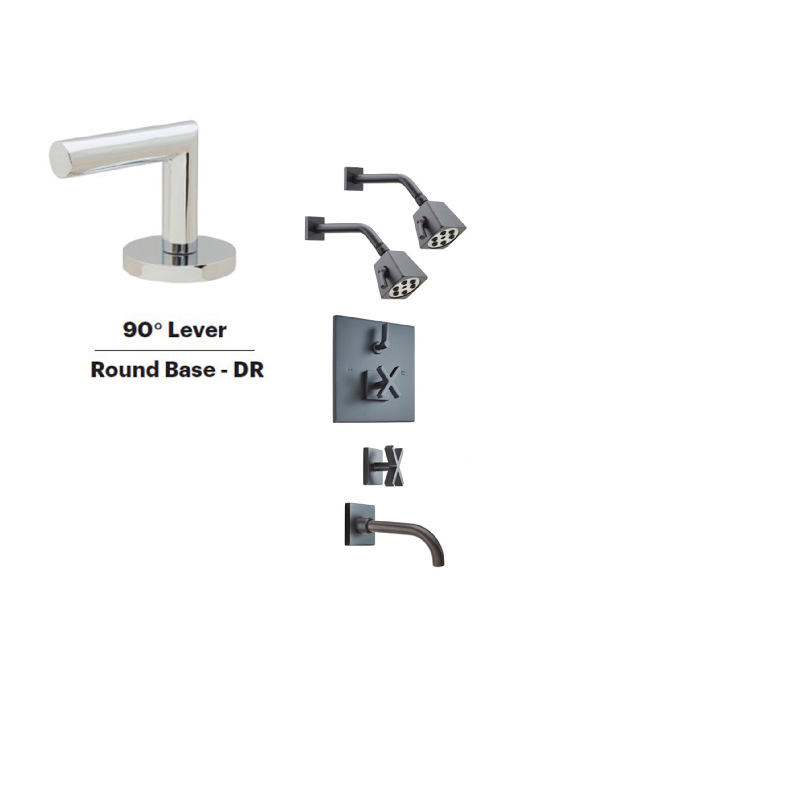 Sigma 50.DRR Model 50 Round E - Min Thermo With 90 Degree Lever Round Base