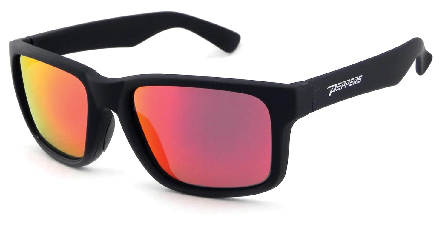 Peppers Beachcomber Black/Red Sunglasses: Stylish and Functional Eyewear for Every Adventure