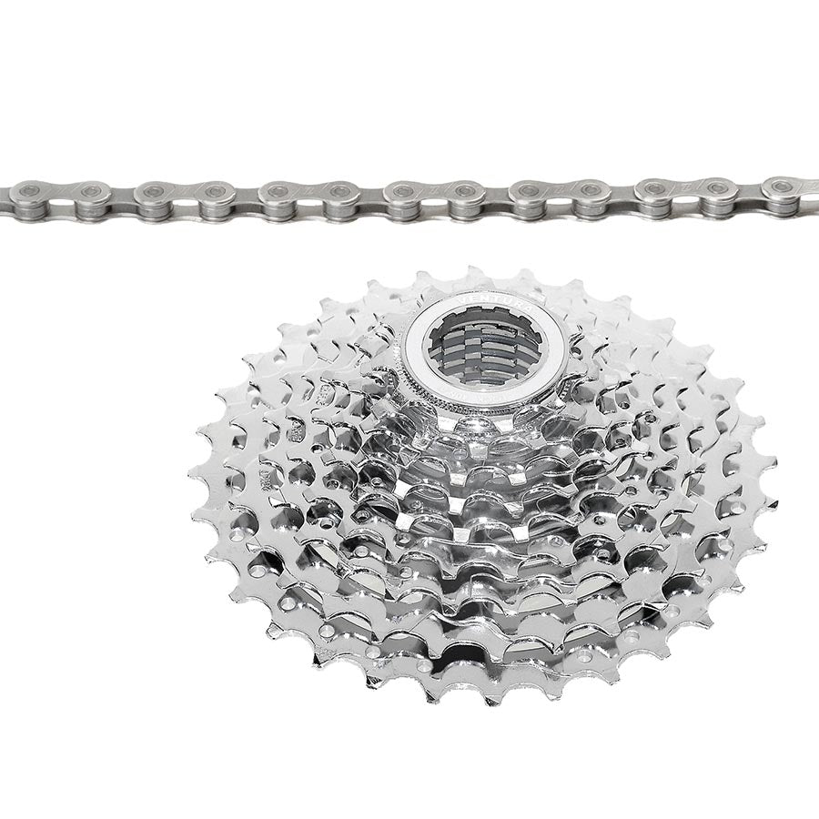 Ventura 9 Speed Chain & Cassette Set, 11-32T