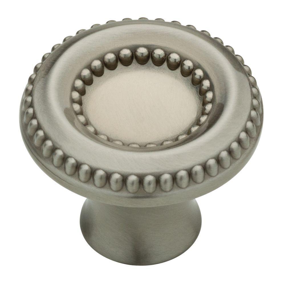 Taryn 1-3/8 in. (35 mm) Satin Nickel Round Cabinet Knob
