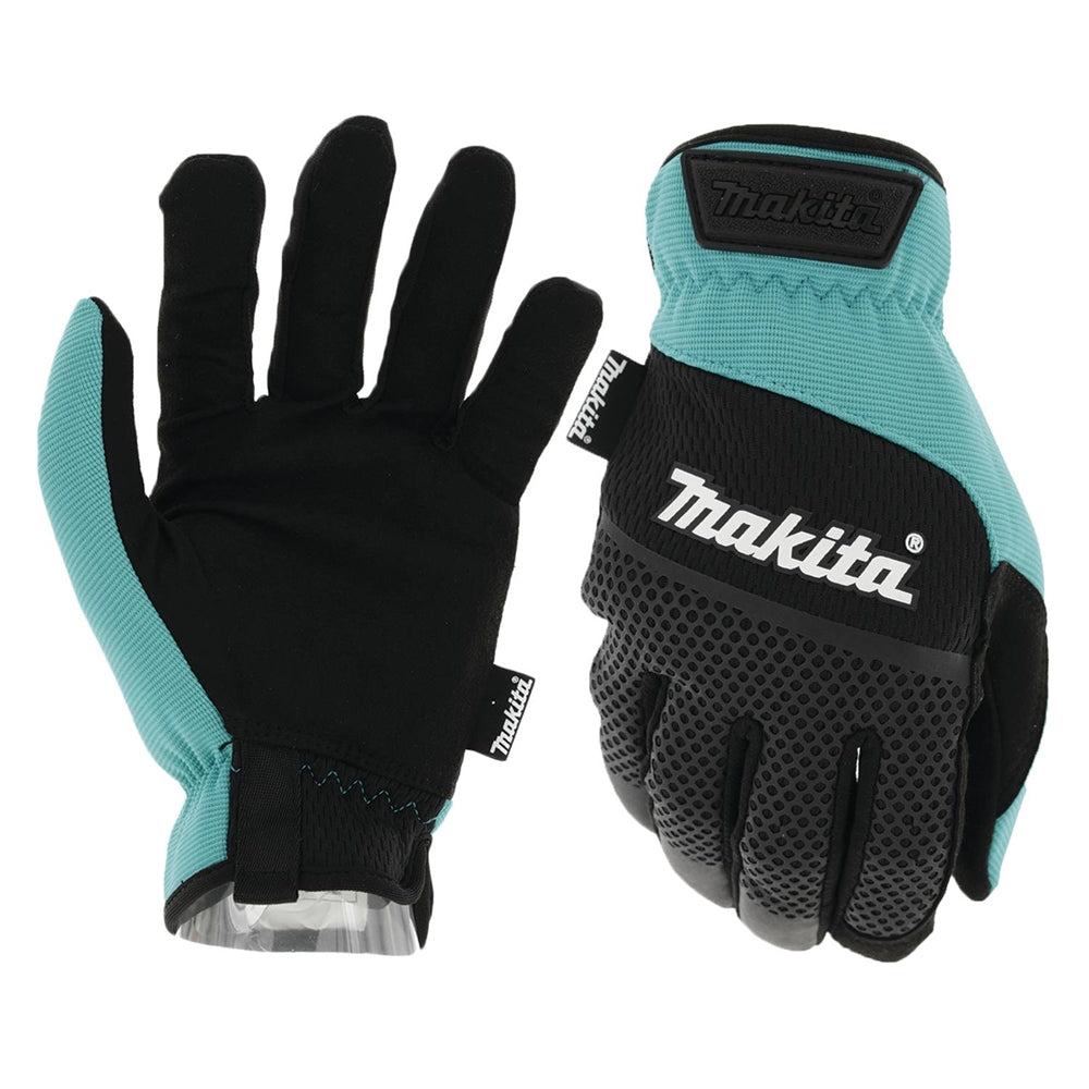 Makita T-04173 Open Cuff Flexible Work Gloves XL
