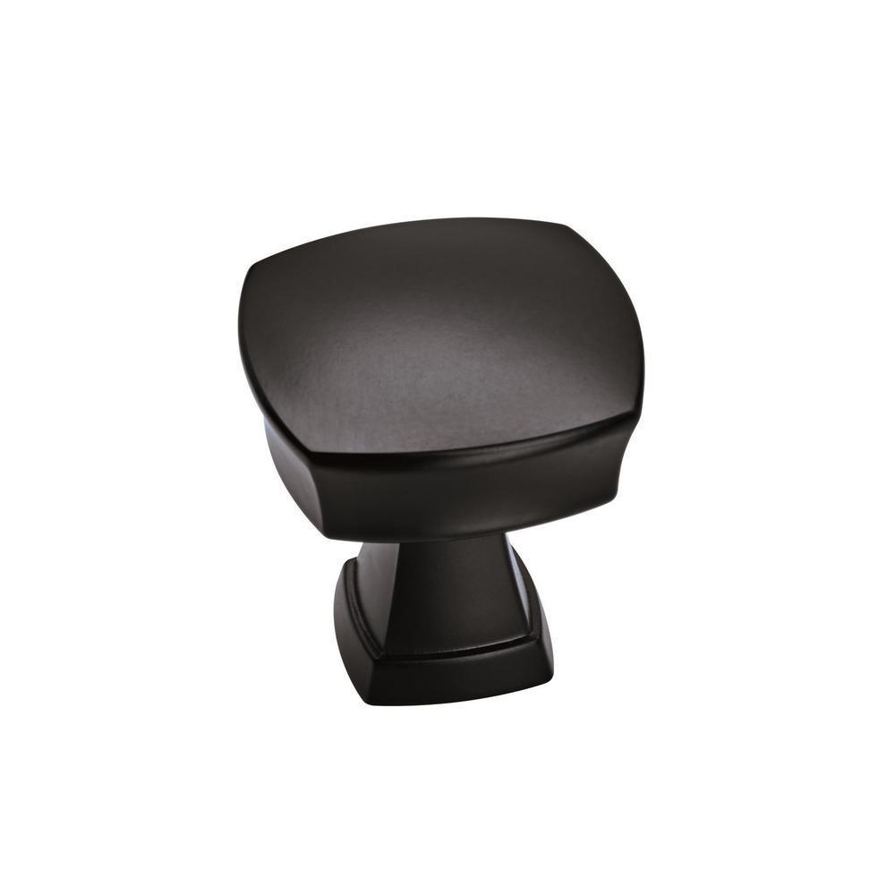 Allison Value Hardware 1-1/4 in. L (32 mm) Matte Black Cabinet Knob
