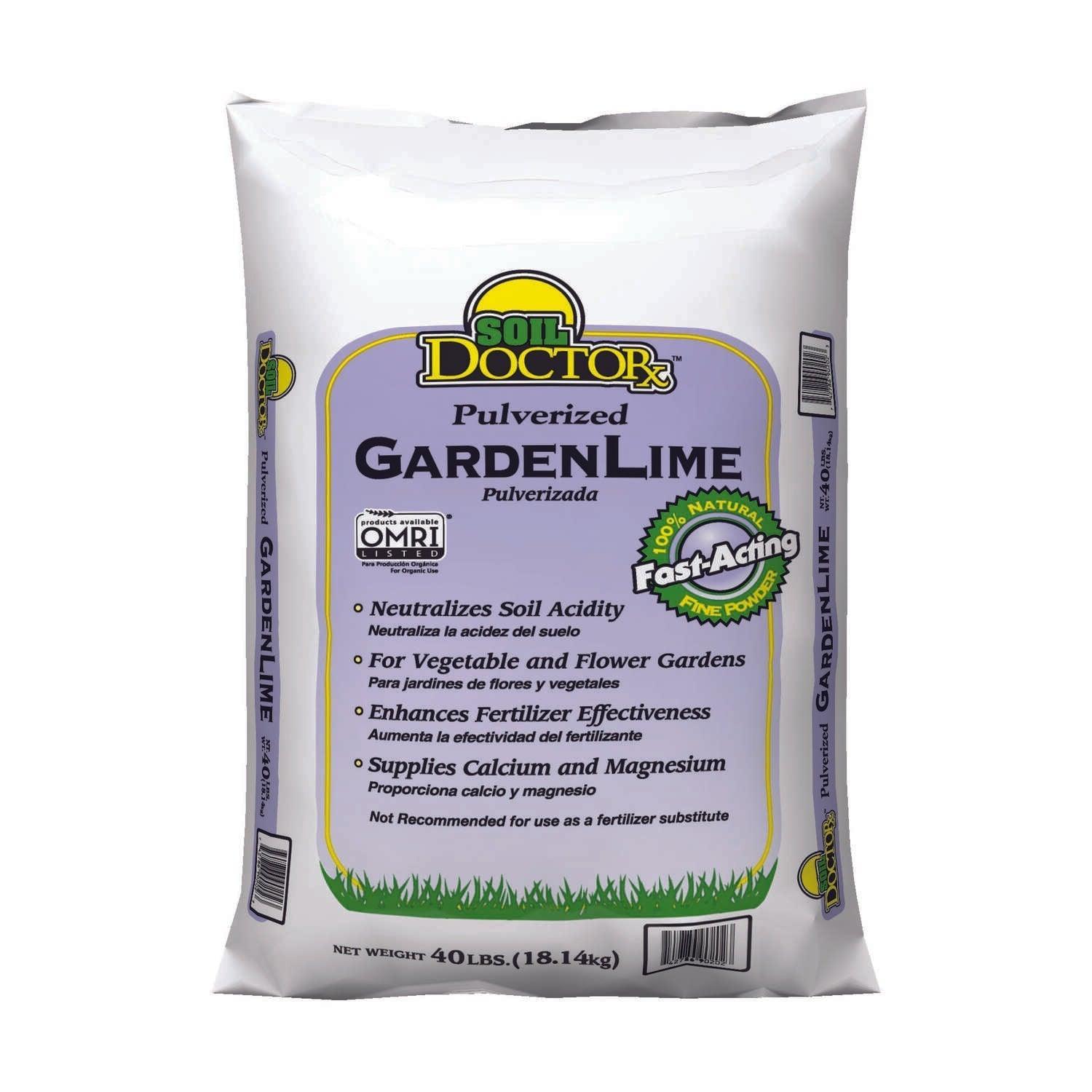 Soil Doctor Organic Pulverized Garden Lime 1000 sq ft 40 lb