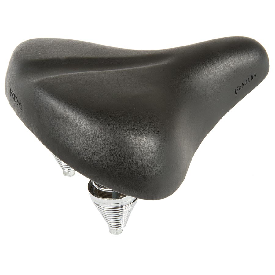Bike Saddle Ventura Spring City 262 x 240mm, Unisex, Black